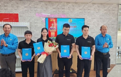 Thành lập 2 công đoàn cơ sở mới tại phường Hải Châu  