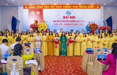 Phường Hải Châu tổ chức Đại hội đại biểu Hội Phụ nữ lần thứ I nhiệm kỳ 2025-2030