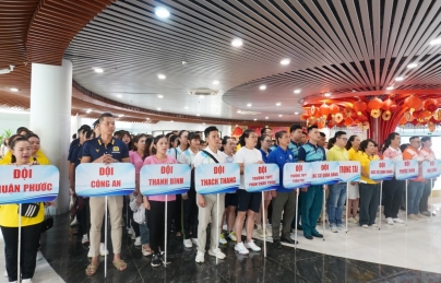 Phường Hải Châu tổ chức Hội thao chào mừng kỷ niệm 95 năm Ngày truyền thống các cơ quan tham mưu, giúp việc cấp ủy