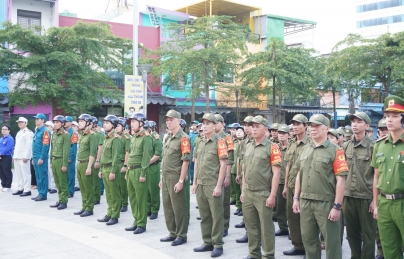 Phường Hải Châu tổ chức ra quân thực hiện cao điểm tấn công trấn áp tội phạm Phường Hải Châu tổ chức ra quân thực hiện cao điểm tấn công trấn áp tội phạm