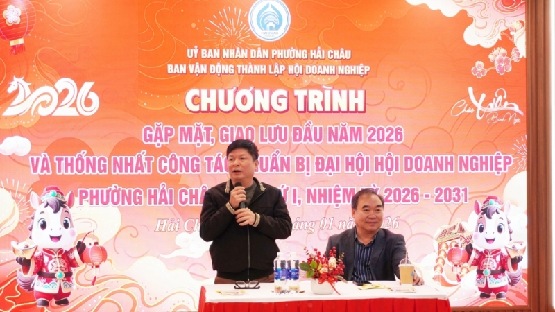 Ban Vận động thành lập Hội Doanh nghiệp phường Hải Châu gặp mặt đầu năm 2026 Ban Vận động thành lập Hội Doanh nghiệp phường Hải Châu gặp mặt đầu năm 2026