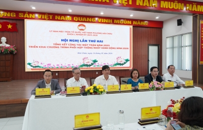 ỦY BAN MTTQ VIỆT NAM PHƯỜNG HẢI CHÂU TỔ CHỨC HỘI NGHỊ LẦN THỨ HAI KHÓA I, NHIỆM KỲ 2025–2030