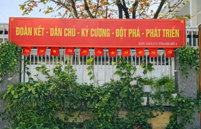 Các khu dân cư đồng loạt chỉnh trang, tạo diện mạo khang trang chào mừng Đại hội Đảng toàn quốc lần thứ XIV