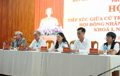 Hội nghị tiếp xúc cử tri của Ứng viên HĐND phường Hải Châu tối 4/3