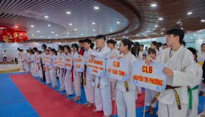 328 vận động viên tranh tài tại Giải Karate các CLB mở rộng tranh Cúp Nghĩa Dũng Karate-Do Nam Dương lần thứ I năm 2026
