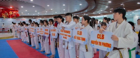 328 vận động viên tranh tài tại Giải Karate các CLB mở rộng tranh Cúp Nghĩa Dũng Karate-Do Nam Dương lần thứ I năm 2026