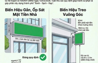 Hải Châu quy định cụ thể kích thước, vị trí lắp đặt biển hiệu kinh doanh theo Kế hoạch 109 Hải Châu quy định cụ thể kích thước, vị trí lắp đặt biển hiệu kinh doanh theo Kế hoạch 109
