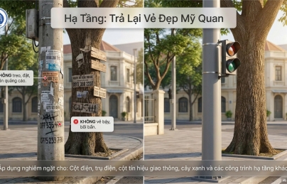 “Trả lại vẻ đẹp mỹ quan” - Hải Châu siết chặt tình trạng quảng cáo, vẽ bậy nơi công cộng “Trả lại vẻ đẹp mỹ quan” - Hải Châu siết chặt tình trạng quảng cáo, vẽ bậy nơi công cộng