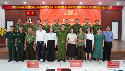 Hội nghị sơ kết công tác Đảng, công tác Công an 6 tháng đầu năm 2026 Công an phường Hải Châu
