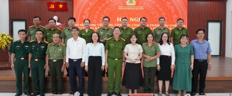 Hội nghị sơ kết công tác Đảng, công tác Công an 6 tháng đầu năm 2026 Công an phường Hải Châu