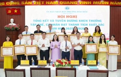 Phường Hải Châu tuyên dương, khen thưởng các tập thể, cá nhân xuất sắc năm học 2025 – 2026