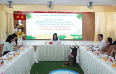Trường Mầm non Bình Minh thực hiện khảo sát chính thức phục vụ công nhận đạt chuẩn quốc gia