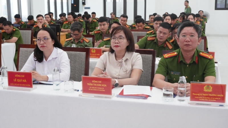 Hội nghị sơ kết công tác Đảng, công tác Công an 6 tháng đầu năm 2026 Công an phường Hải Châu Hội nghị sơ kết công tác Đảng, công tác Công an 6 tháng đầu năm 2026 Công an phường Hải Châu