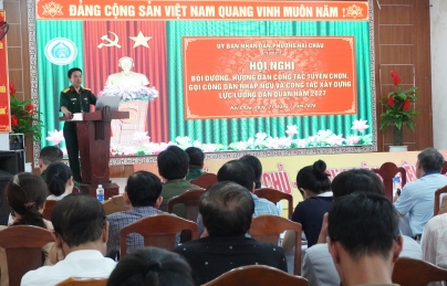 HỘI NGHỊ BỒI DƯỠNG, HƯỚNG DẪN CÔNG TÁC TUYỂN CHỌN, GỌI CÔNG DÂN NHẬP NGŨ VÀ XÂY DỰNG LỰC LƯỢNG DÂN QUÂN NĂM 2026