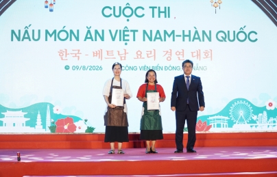 HỘI LHPN PHƯỜNG HẢI CHÂU ĐẠT GIẢI NHẤT VÀ GIẢI BA TẠI CUỘC THI NẤU MÓN ĂN VIỆT – HÀN
