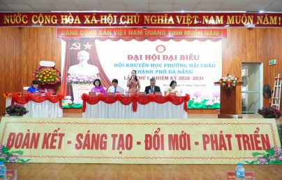 ĐẠI HỘI ĐẠI BIỂU HỘI KHUYẾN HỌC PHƯỜNG HẢI CHÂU LẦN THỨ I, NHIỆM KỲ 2026 – 2031 THÀNH CÔNG TỐT ĐẸP
