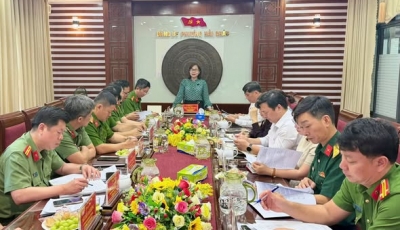 KHẲNG ĐỊNH VAI TRÒ NÒNG CỐT TRONG CÔNG TÁC BẢO ĐẢM AN NINH, TRẬT TỰ