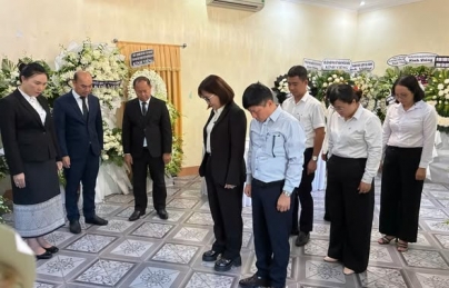 PHƯỜNG HẢI CHÂU VIẾNG TANG ĐỒNG CHÍ XAYSOMPHONE PHOMVIHANE TẠI TỔNG LÃNH SỰ QUÁN LÀO TẠI ĐÀ NẴNG