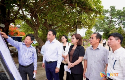 Phó Bí thư Thường trực Thành ủy Nguyễn Khắc Toàn kiểm tra các di tích, công trình văn hóa, lịch sử tại phường Hải Châu