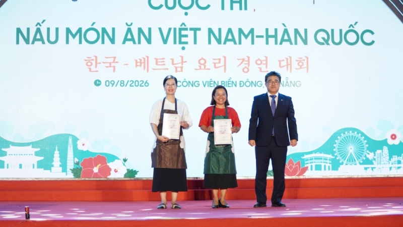 HỘI LHPN PHƯỜNG HẢI CHÂU ĐẠT GIẢI NHẤT VÀ GIẢI BA TẠI CUỘC THI NẤU MÓN ĂN VIỆT – HÀN