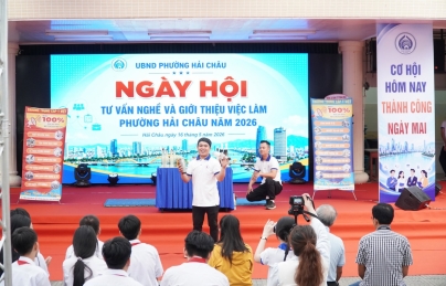 PHƯỜNG HẢI CHÂU TỔ CHỨC NGÀY HỘI TƯ VẤN NGHỀ VÀ GIỚI THIỆU VIỆC LÀM NĂM 2026