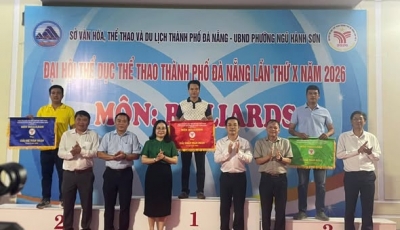 PHƯỜNG HẢI CHÂU GIÀNH NHÌ TOÀN ĐOÀN TẠI GIẢI BILLIARDS ĐẠI HỘI THỂ DỤC THỂ THAO THÀNH PHỐ NĂM 2026