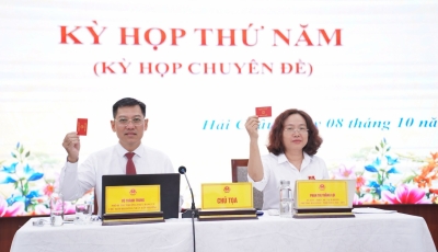 HĐND phường Hải Châu tổ chức Kỳ họp thứ năm (Kỳ họp chuyên đề)