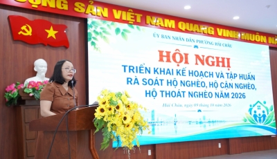 Phường Hải Châu tập huấn rà soát hộ nghèo, hộ cận nghèo năm 2026