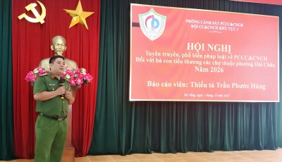  Hải Châu tăng cường kiến thức, kỹ năng phòng cháy, chữa cháy tại các chợ hạng 3