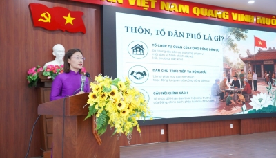 Hải Châu tập huấn nghiệp vụ cho Tổ trưởng, Tổ phó 51 tổ dân phố sau sắp xếp