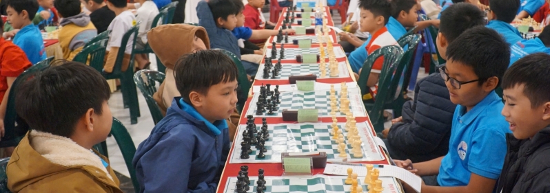 700 kỳ thủ cờ vua tranh tài tại Công viên APEC 700 kỳ thủ cờ vua tranh tài tại Công viên APEC
