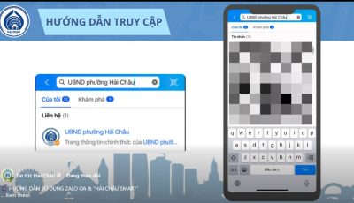HƯỚNG DẪN SỬ DỤNG ZALO OA & “HẢI CHÂU SMART”