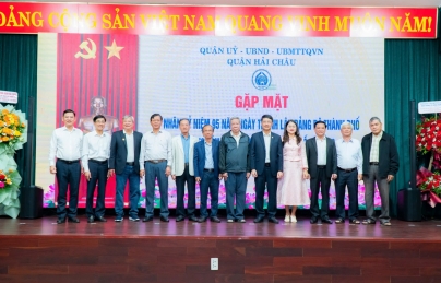 Quận Hải Châu gặp mặt Ban chấp hành Đảng bộ quận qua các thời kỳ nhân kỷ niệm 50 năm Ngày Giải phóng thành phố