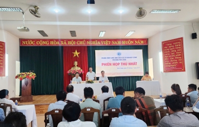 Lãnh đạo phường Hải Châu thăm Trung tâm Cung ứng dịch vụ sự nghiệp công