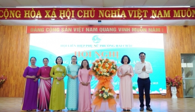 Công bố các quyết định thành lập Hội Liên hiệp Phụ nữ phường Hải Châu