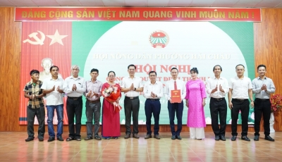 Hội Nông dân phường Hải Châu tổ chức hội nghị công bố quyết định và triển khai nhiệm vụ 6 tháng cuối năm 2025