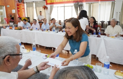 Gặp mặt các cán bộ mặt trận là thương binh, bệnh binh nhân kỷ niệm 78 năm ngày thương binh - liệt sĩ (27/7/1947 – 27/7/2025)