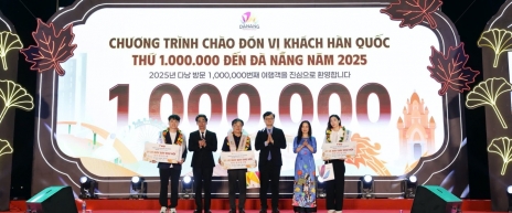 Đà Nẵng chào đón vị khách Hàn Quốc thứ 1 triệu trong năm 2025