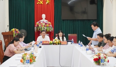 Thường trực Đảng ủy phường Hải Châu làm việc với Ủy ban Kiểm tra Đảng ủy phường