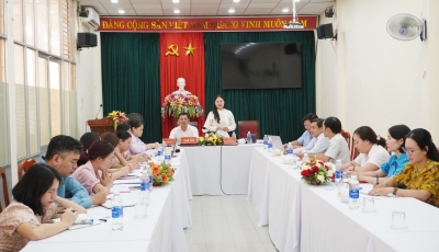 Thường trực Đảng ủy phường Hải Châu làm việc với Ban Xây dựng Đảng Đảng ủy phường