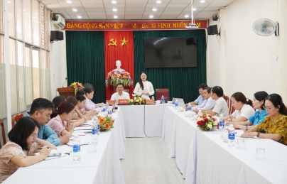Thường trực Đảng ủy phường Hải Châu làm việc với Ban Xây dựng Đảng Đảng ủy phường