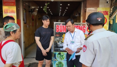 Phường Hải Châu ra quân tăng cường đảm bảo trật tự đô thị, du lịch và vệ sinh môi trường