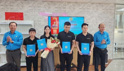 Thành lập 2 công đoàn cơ sở mới tại phường Hải Châu