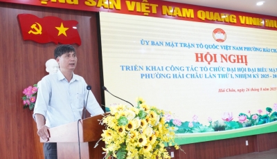 Hội nghị giao ban Công tác Mặt trận tháng 8, triển khai tổ chức Đại hội đại biểu MTTQ Việt Nam phường