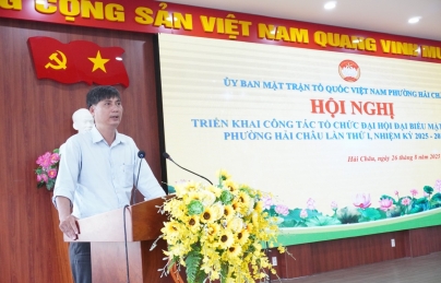 Hội nghị giao ban Công tác Mặt trận tháng 8, triển khai tổ chức Đại hội đại biểu MTTQ Việt Nam phường