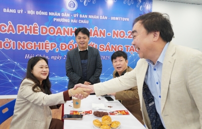 Phường Hải Châu tổ chức “Cà phê Doanh nhân - Khởi nghiệp đổi mới sáng tạo”