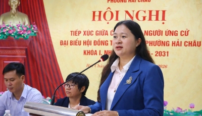 Bản tin Hội nghị tiếp xúc cử tri của Ứng viên HĐND phường Hải Châu tối 9/3