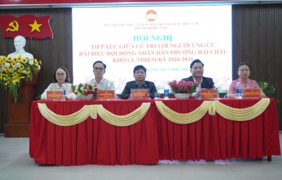 Bản tin Video: Hội nghị tiếp xúc cử tri của Ứng viên HĐND phường Hải Châu tối 11/3