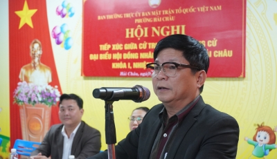 Bản tin Hội nghị tiếp xúc cử tri của Ứng viên HĐND phường Hải Châu tối 12/3