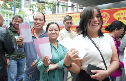 Cử tri phường Hải Châu nô nức tham gia Ngày hội toàn dân Cử tri phường Hải Châu nô nức tham gia Ngày hội toàn dân